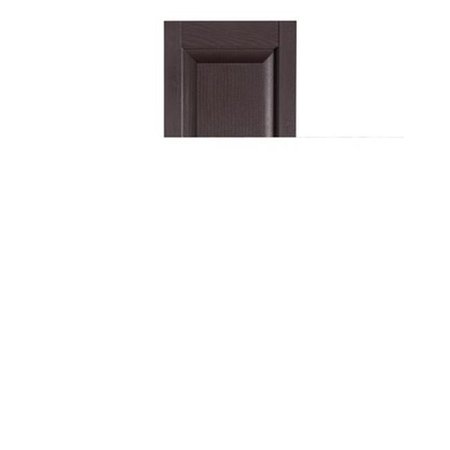 MR MXYZPTLK Perfect Shutters IR521547025 Premier Raised Panel Exterior Decorative Shutters; Sienna Brown - 15 x 47 in. IR521547025